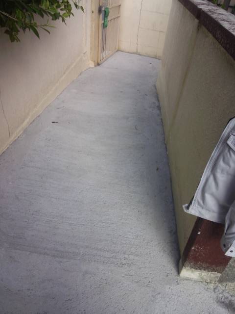 土間コンクリート仕上げ